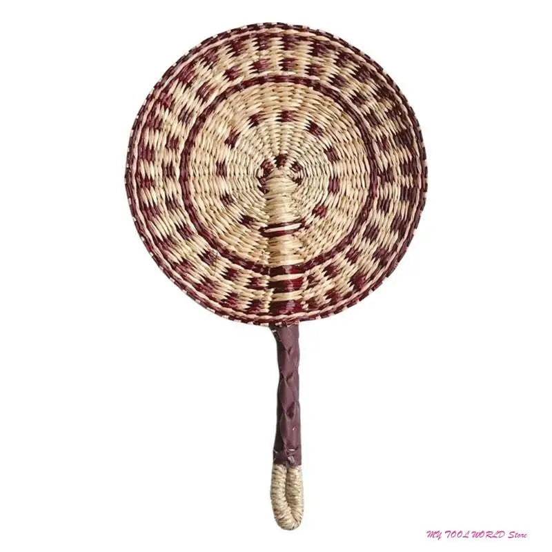 Grass Woven Fan Wall Hanging African Wind Wall Decoration Day Fan A2BB
