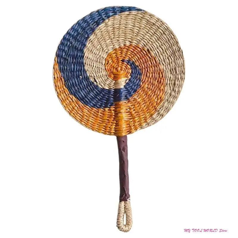 Grass Woven Fan Wall Hanging African Wind Wall Decoration Day Fan A2BB