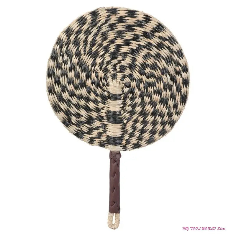 Grass Woven Fan Wall Hanging African Wind Wall Decoration Day Fan A2BB