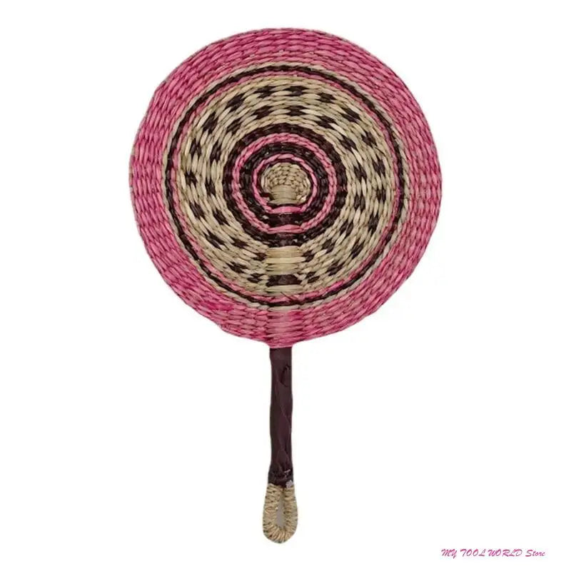 Grass Woven Fan Wall Hanging African Wind Wall Decoration Day Fan A2BB